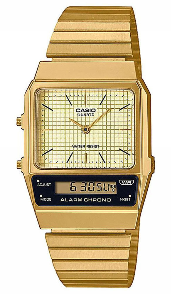 Casio Collection Vintage Mens Gold Watch AQ-800EG-9AEF Stainless Steel - One Size | Casio Sale | Discount Designer Brands