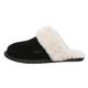 EVER AU Womens Women Harrier Slippers - Black Suede - Size UK 3 | EVER AU Sale | Discount Designer Brands