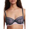 Passionata Womens Paola Half Cup Bra - Blue Nylon - Size 38DD | Passionata Sale | Discount Designer Brands