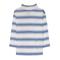 Crew Clothing Womens Stripe Funnel Neck Top - White/Blue Cotton - Size 8 UK | Crew Clothing Sale | Discount Designer Brands