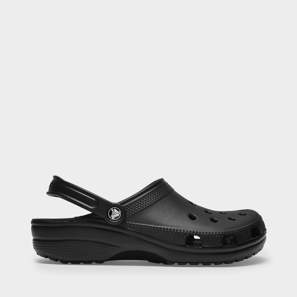 Crocs Unisex Classic Mules - - Black - Synthetic - Size 36.5 EU/IT | Crocs Sale | Discount Designer Brands