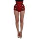 Dolce & Gabbana Womens Red Silk Roses Sicily Shorts - Black - Size Small | Dolce & Gabbana Sale | Discount Designer Brands