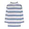 Crew Clothing Womens Stripe Funnel Neck Top - White/blue Cotton - Size 10 UK | Crew Clothing Sale | Discount Designer Brands