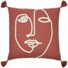 Furn. Uno Face Abstract Tufted Cushion Cover - Red - One Size | Furn. Sale | Discount Designer Brands