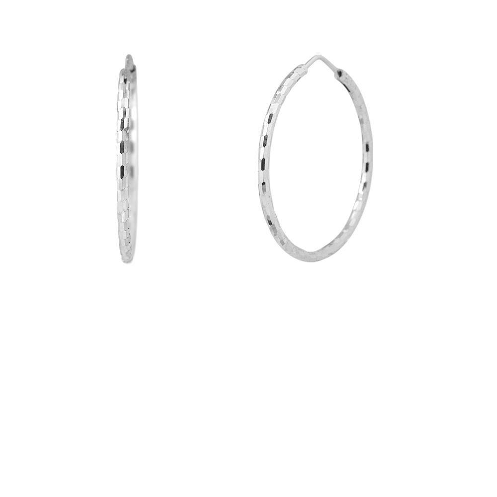 Diadema Womens - Earrings Love Jewelry Collection Silver Sterling - One Size | Diadema Sale | Discount Designer Brands