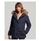 Superdry Womens Everest Parka Jacket - Navy Nylon - Size 8 UK | Superdry Sale | Discount Designer Brands