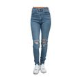 Levi's Womens Levis Mile High Super Skinny Jeans in Denim - Blue Cotton - Size 27 Short | Levi's Sale | Discount Designer Brands