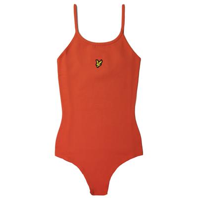 Lyle & Scott Classics Womens Orange Bodysuit Cotton - Size Medium | Lyle & Scott Sale | Discount Designer Brands
