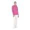 Crown of Edinburgh Cashmere Womens Turtleneck Sweater Coe 0018 Fushia - Fuchsia - Size Medium