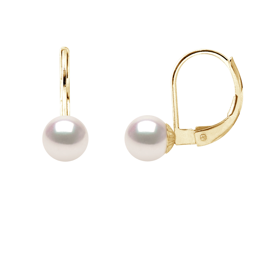 Diadema Womens - Earrings True Japanese Akoya Cultured Pearl - Quality AA+ - White - One Size | Diadema Sale | Discount Designer Brands