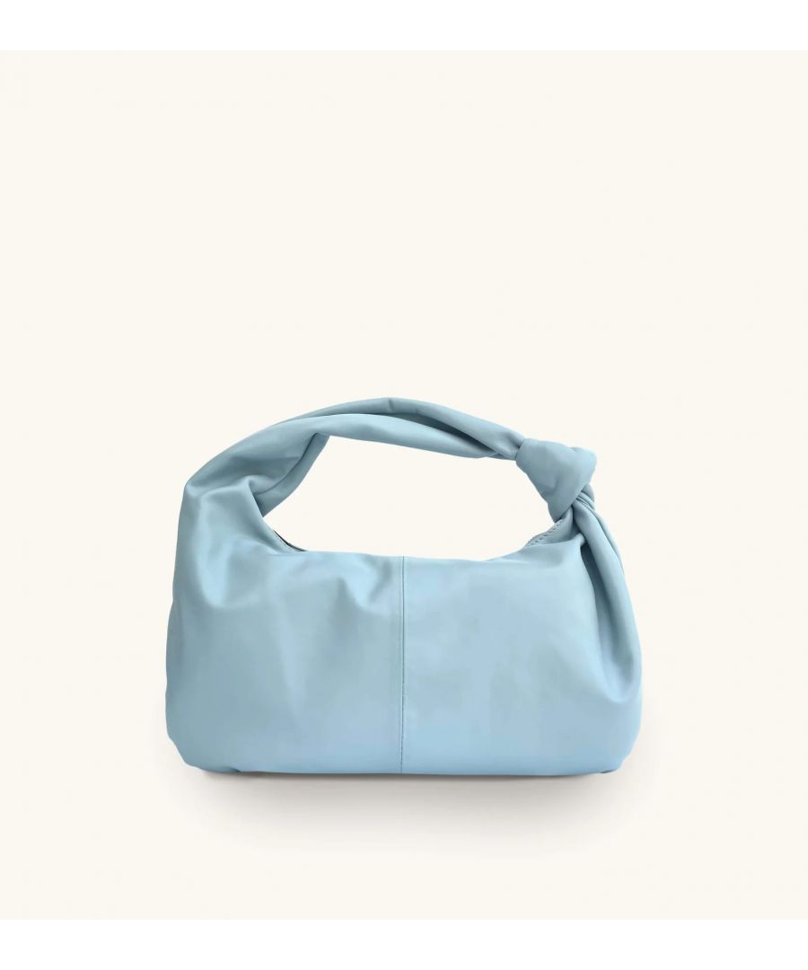 Apatchy London Womens The Margot Pale Blue Leather Bag - One Size | Apatchy London Sale | Discount Designer Brands