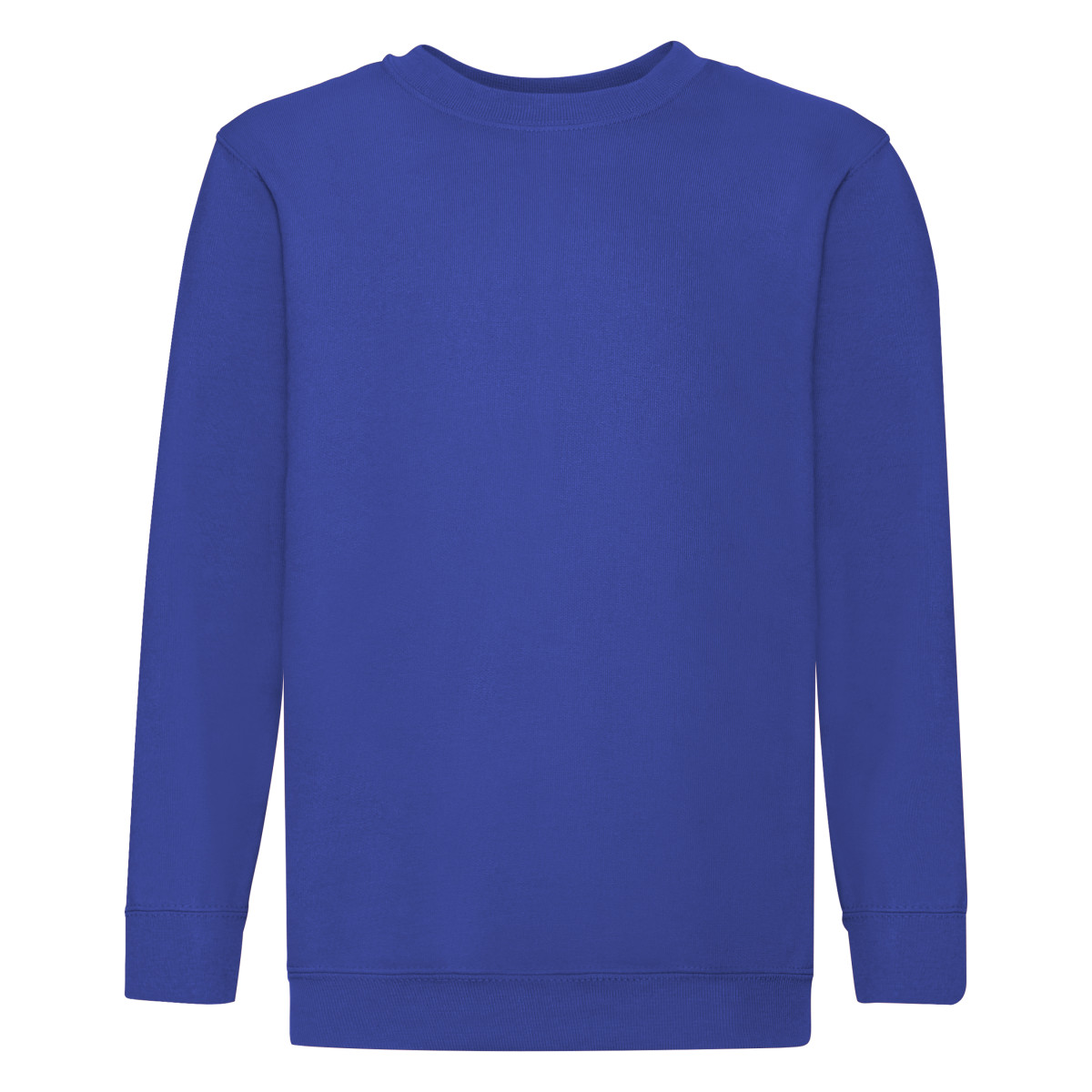 Fruit of the Loom Childrens Unisex Set In Sleeve Sweatshirt (royal) - Blue - Size 9-10Y | Fruit of the Loom Sale | Discount Designer Brands