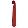 Premier Mens Tie - Men Plain Work Tie (Pack of 2) (Red) - One Size | Premier Sale | Discount Designer Brands