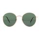 Montana Round Unisex Pink Gold G15 Green Polarized Sunglasses Metal - One Size | Montana Sale | Discount Designer Brands