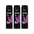 Lynx Mens XL 48-H High Definition Fragrance Excite Body Spray Deodorant 3 Pack, 200ml - One Size | Lynx Sale | Discount Designer Brands