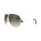 Carrera Aviator Unisex White Gold Brown Gradient Sunglasses Metal - One Size | Carrera Sale | Discount Designer Brands