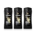 Lynx Mens Gold 12H Refreshing Fragrance Shower Gel Bodywash, 3x 500ml - One Size | Lynx Sale | Discount Designer Brands