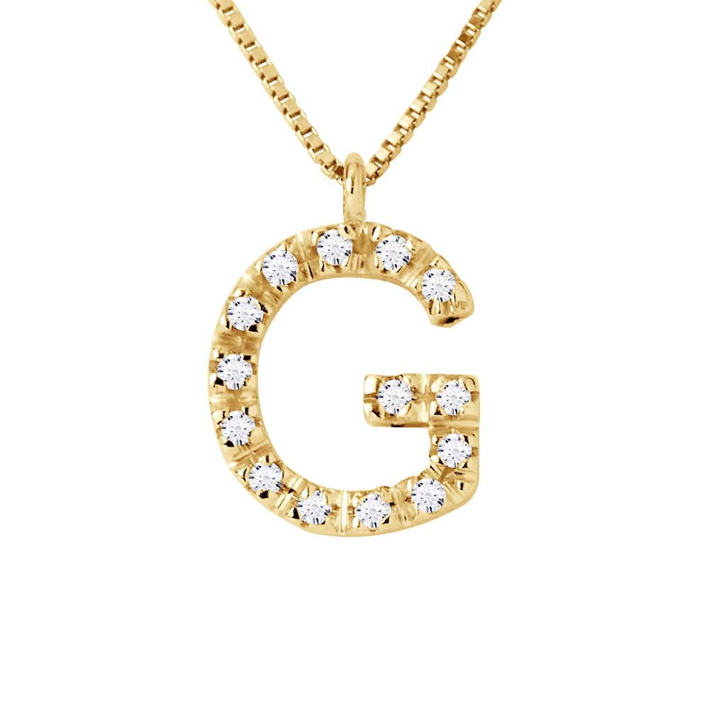 Diadema Womens - Necklace With Diamonds - G - Yellow Gold - White - One Size | Diadema Sale | Discount Designer Brands