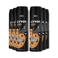 Lynx Mens XL 48-H High Definition Fragrance Leather & Cookies Body Spray 6 Pk, 200ml - NA - One Size | Lynx Sale | Discount Designer Brands