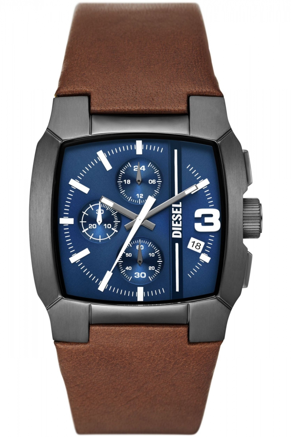 Diesel Cliffhanger Mens Brown Watch DZ4641 Leather - One Size | Diesel Sale | Discount Designer Brands