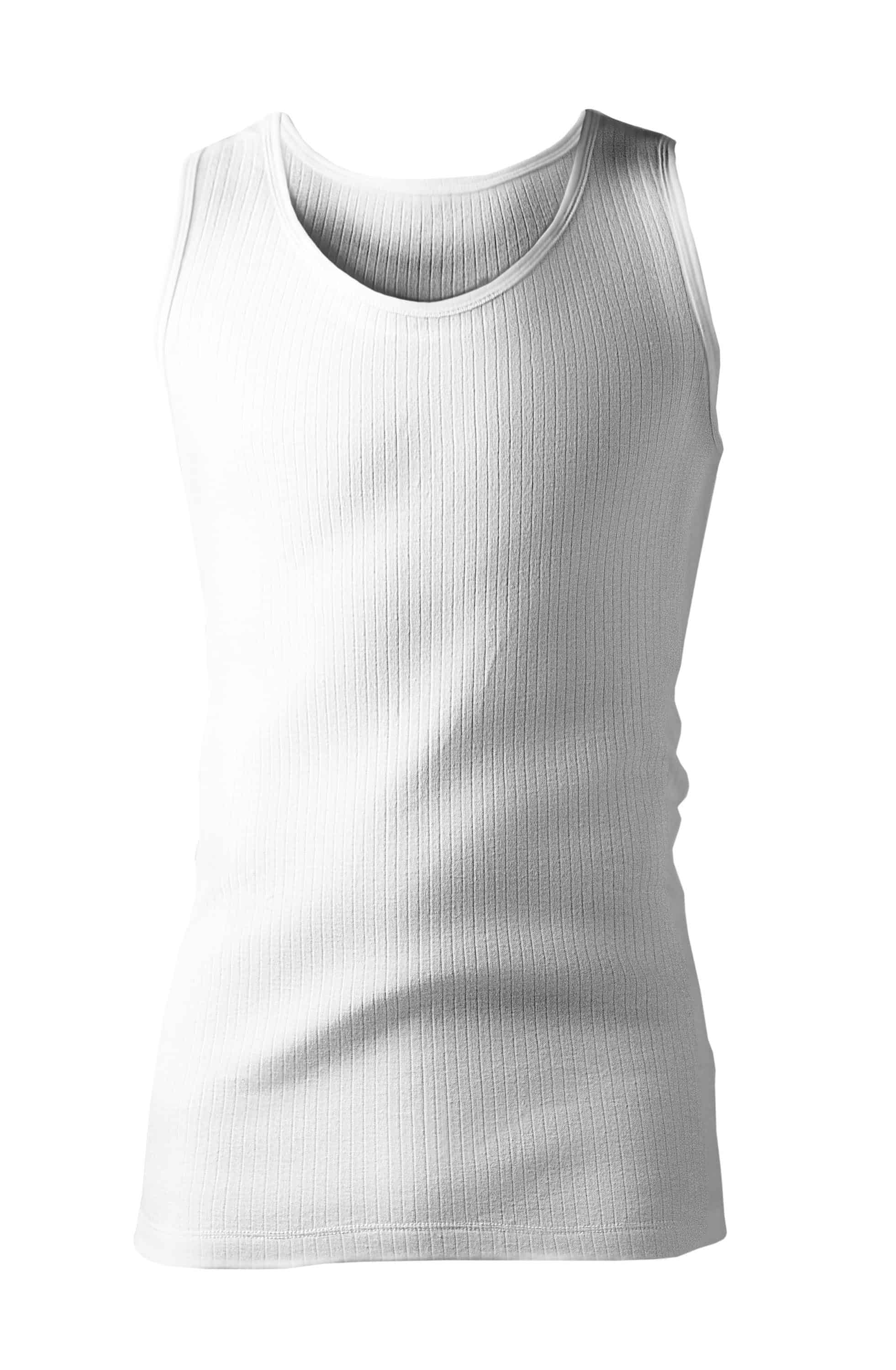 Heat Holders - Mens Cotton Thermal Underwear Sleeveless Vest - White - Size 2XL | Heat Holders Sale | Discount Designer Brands