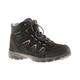 Karrimor Boys Walking Boots Shoes Bodmin mid Kids 2 wt Lace Up Black Suede - Size UK 3 | Karrimor Sale | Discount Designer Brands