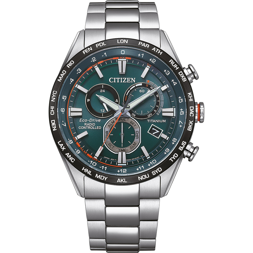 Citizen Mens Silver Watch CB5946-82X Titanium - One Size | Citizen Sale | Discount Designer Brands