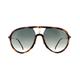 Carrera Aviator Mens Dark Havana Green Gradient Sunglasses - Brown Metal - One Size | Carrera Sale | Discount Designer Brands