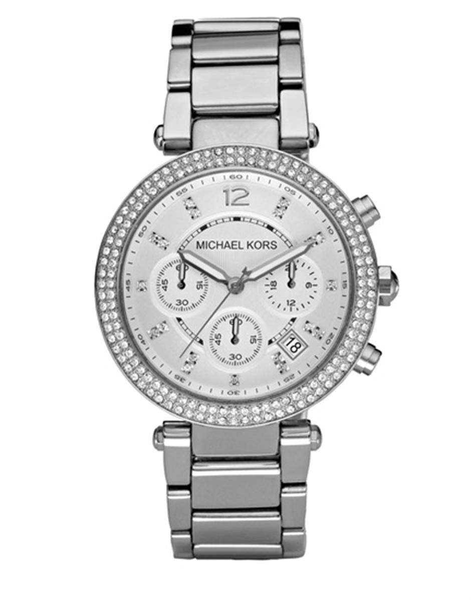 Michael Kors Womens Ladies' Parker Watch MK5353 - Silver Metal - One Size | Michael Kors Sale | Discount Designer Brands