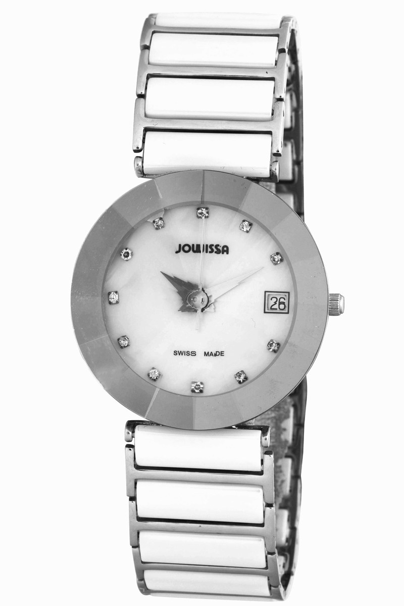 Jowissa Womens : Pyramid Women'smother of Pearl Watch - White - One Size | Jowissa Sale | Discount Designer Brands