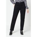 Dorothy Perkins Womens High Rise Slim Jeans - Black Cotton - Size 8 UK | Dorothy Perkins Sale | Discount Designer Brands