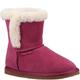 Hush Puppies Girls Ashlynn Suede Slippers (rose) - Size UK 3 Infant | Hush Puppies Sale | Discount Designer Brands