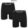 Kam Menswear Kam Big & Tall 2 Pack Jersey Boxers - Mens - Black - Size 4XL | Kam Menswear Sale | Discount Designer Brands