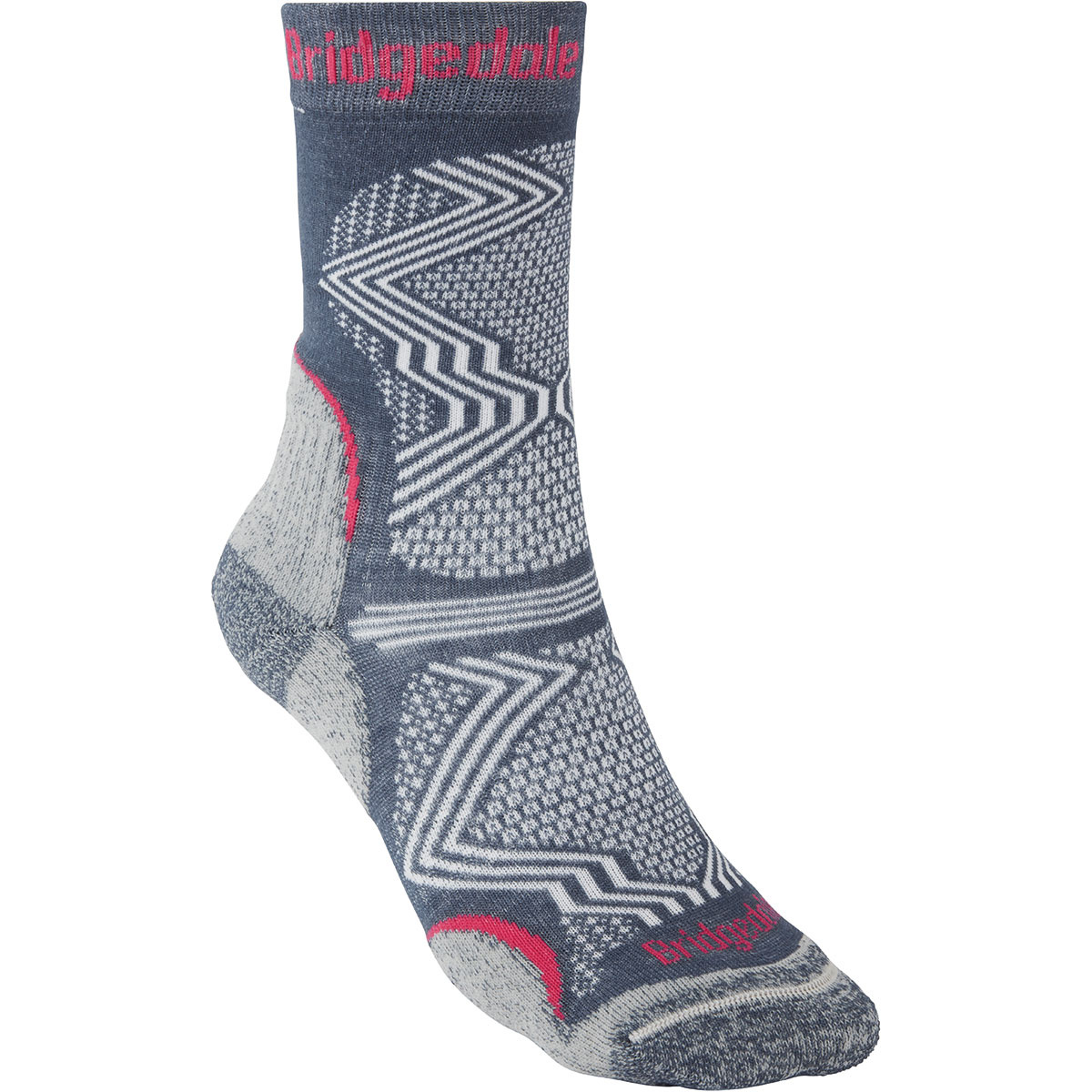 Bridgedale Damen Hike UL T2 Coolmax® Performance Socken (Größe 35 , blau)