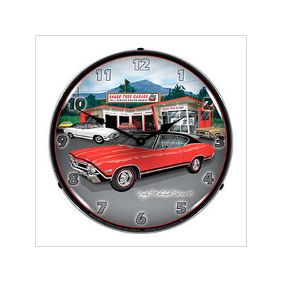 Collectable Sign and Clock 1968 SS Chevelle Backlit Wall Clock