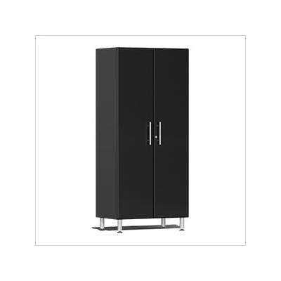 Ulti-MATE Garage Cabinets 2-Door Tall Garage Cabinet in Midnight Black Metallic