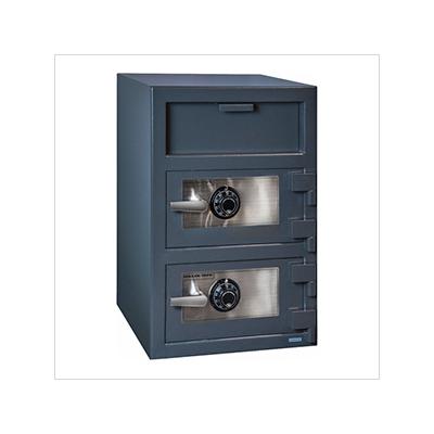 Hollon Safe Company Front Load Double-Door Depository Safe with Combination Locks