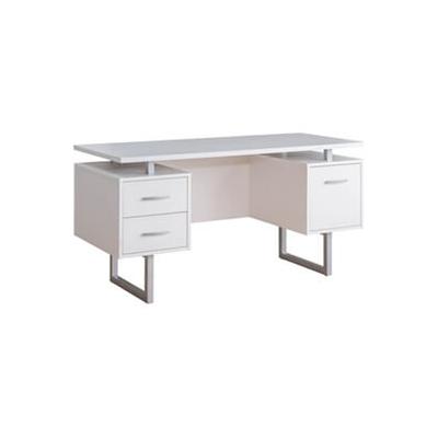 Sunjoy 60-Inch Pedestal Desk with Drawers