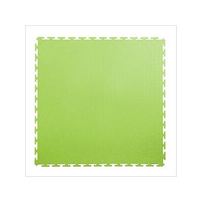 Lock-Tile 7mm Neon Green PVC Smooth Tile (10 Pack)