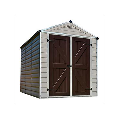 Palram-Canopia SkyLight 6' x 8' Storage Shed (Tan)