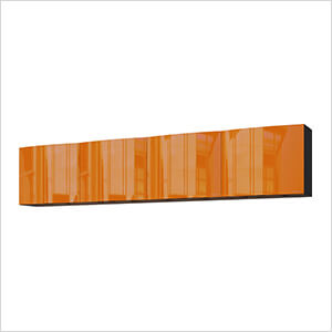 Contur Cabinet 10' Premium Traffic Orange Garage Wall Cabinet System