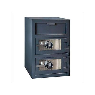 Hollon Safe Company Front Load Double-Door Depository Safe with Electronic Locks