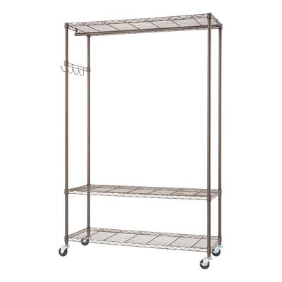 Trinity Rolling Garment Rack in Bronze Anthracite