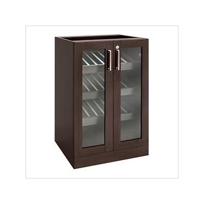 NewAge Home Bar Espresso Display Cabinet