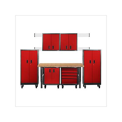 Gladiator Premier 12-Piece Red Garage Cabinet Set