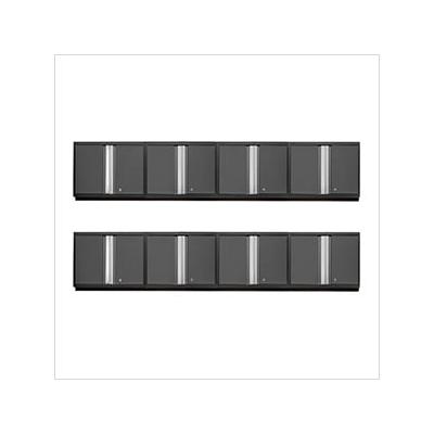NewAge Garage Cabinets 8 x PRO Series Grey Wall Cabinets