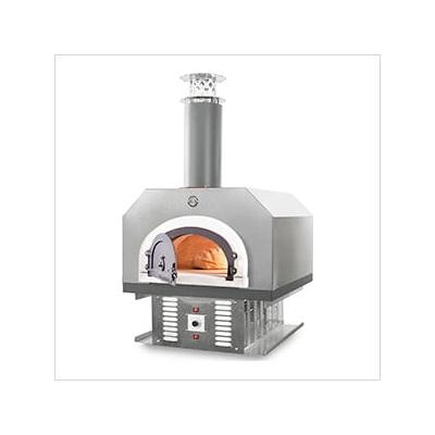 Chicago Brick Oven 38" x 28" Hybrid Countertop Liquid Propane / Wood Pizza Oven (Silver Vein - Commercial)