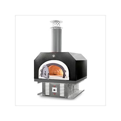 Chicago Brick Oven 38" x 28" Hybrid Countertop Natural Gas / Wood Pizza Oven (Solar Black - Residential)