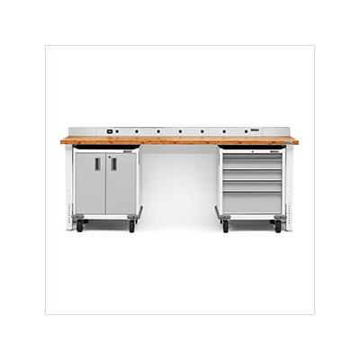 Gladiator 4-Piece White Garage Workbench Set