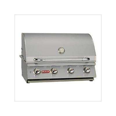 Bull Outdoor Products Lonestar 30-Inch 4-Burner 60K BTUs Grill Head with Lights (Natural Gas)